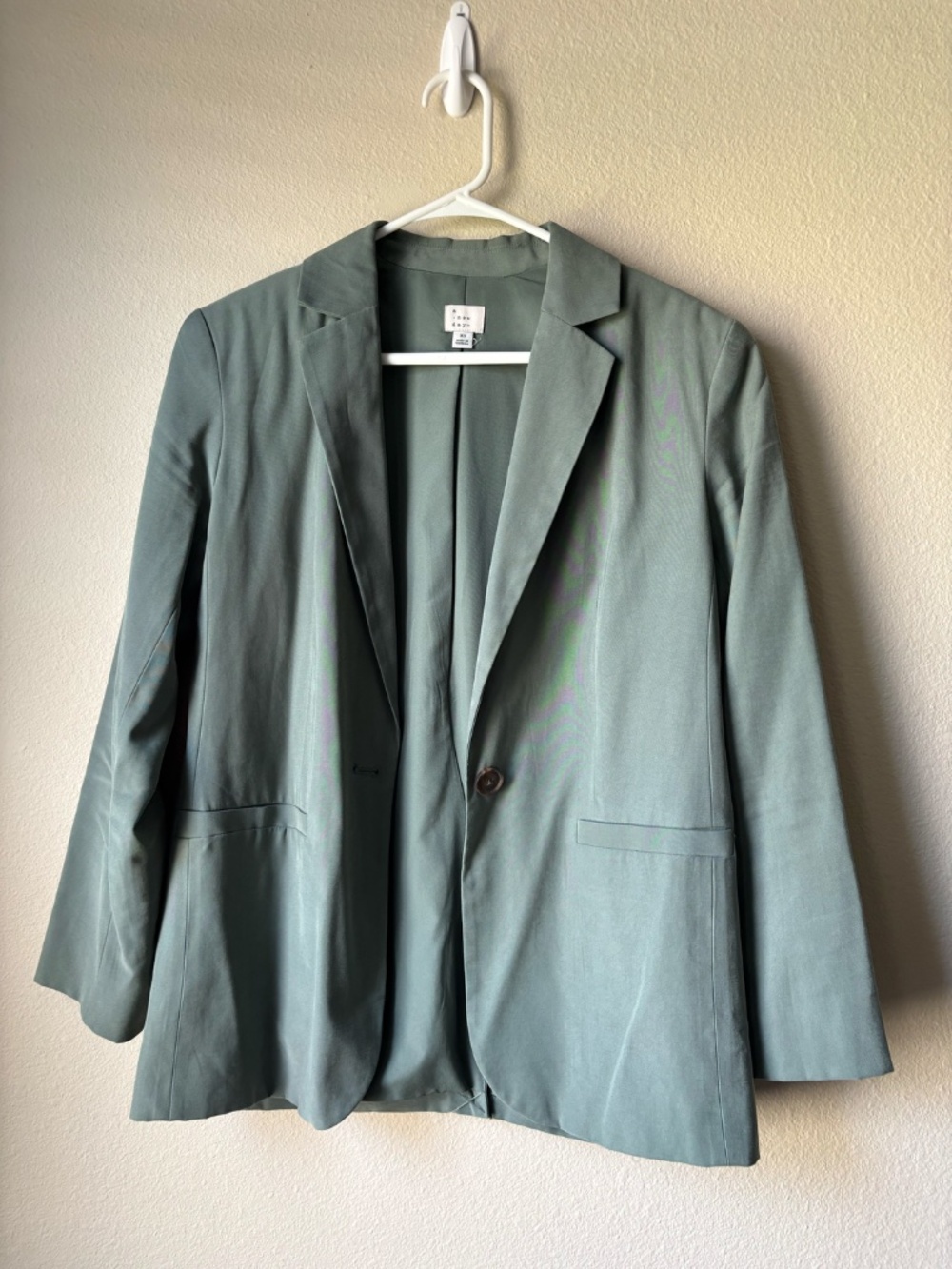 A New Day Oversized Sage Blazer Size XS